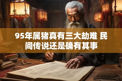 95年属猪真有三大劫难 民间传说还是确有其事