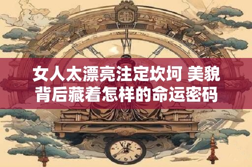 女人太漂亮注定坎坷 美貌背后藏着怎样的命运密码