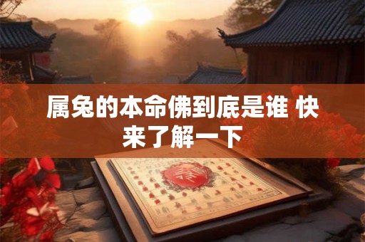 属兔的本命佛到底是谁 快来了解一下