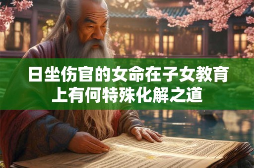 日坐伤官的女命在子女教育上有何特殊化解之道