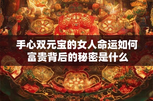 手心双元宝的女人命运如何 富贵背后的秘密是什么