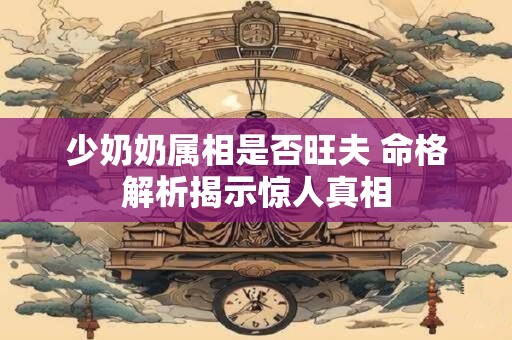 少奶奶属相是否旺夫 命格解析揭示惊人真相