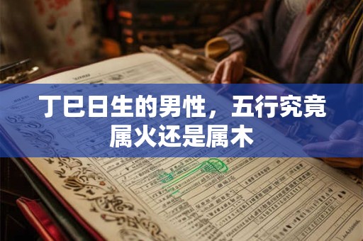 丁巳日生的男性，五行究竟属火还是属木