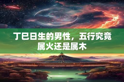 丁巳日生的男性，五行究竟属火还是属木