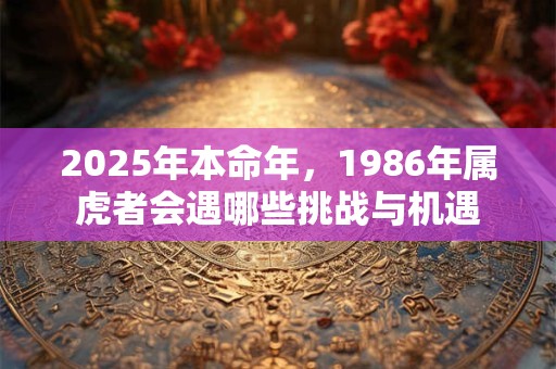 2025年本命年，1986年属虎者会遇哪些挑战与机遇