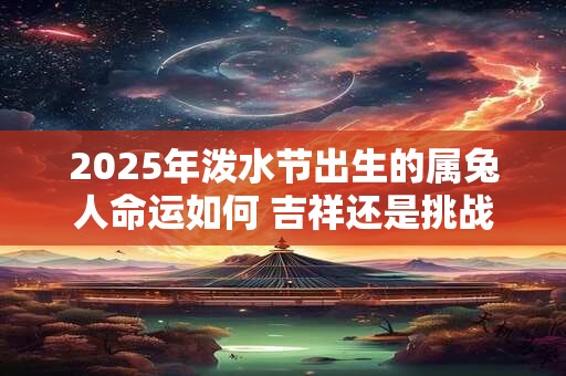 2025年泼水节出生的属兔人命运如何 吉祥还是挑战