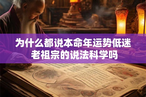 为什么都说本命年运势低迷 老祖宗的说法科学吗