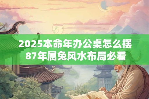 2025本命年办公桌怎么摆 87年属兔风水布局必看