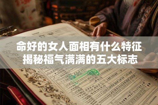命好的女人面相有什么特征 揭秘福气满满的五大标志