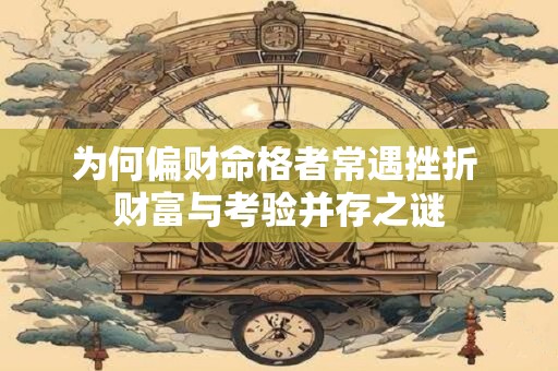 为何偏财命格者常遇挫折 财富与考验并存之谜