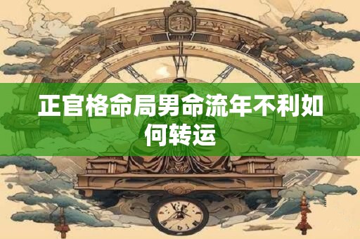 正官格命局男命流年不利如何转运