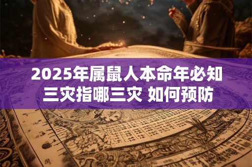 2025年属鼠人本命年必知 三灾指哪三灾 如何预防