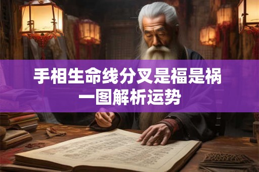 手相生命线分叉是福是祸 一图解析运势