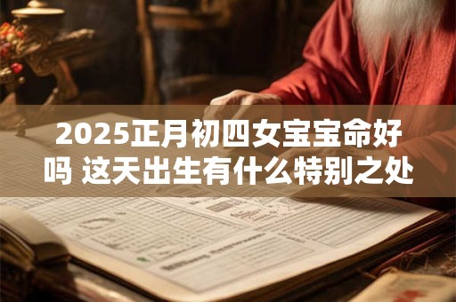 2025正月初四女宝宝命好吗 这天出生有什么特别之处