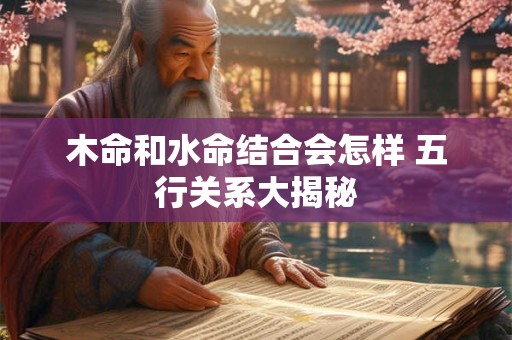 木命和水命结合会怎样 五行关系大揭秘