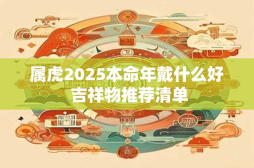 属虎2025本命年戴什么好 吉祥物推荐清单