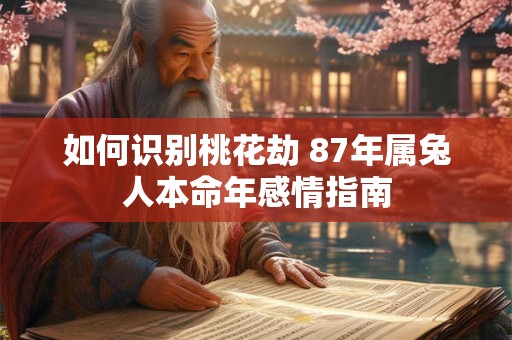 如何识别桃花劫 87年属兔人本命年感情指南