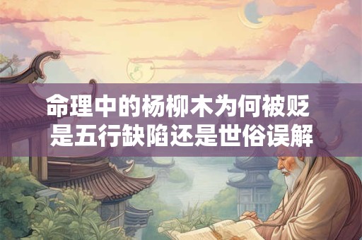 命理中的杨柳木为何被贬 是五行缺陷还是世俗误解