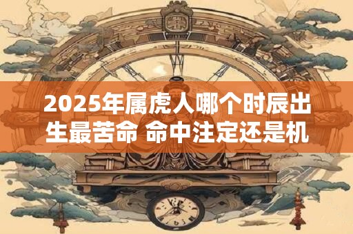 2025年属虎人哪个时辰出生最苦命 命中注定还是机缘巧合