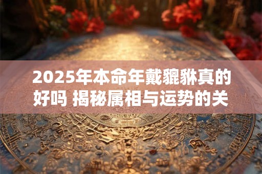 2025年本命年戴貔貅真的好吗 揭秘属相与运势的关联