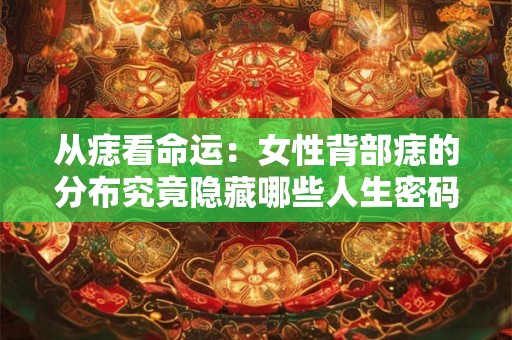 从痣看命运：女性背部痣的分布究竟隐藏哪些人生密码
