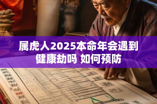 属虎人2025本命年会遇到健康劫吗 如何预防