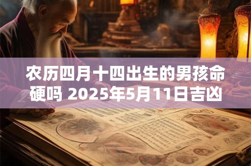 详细阅读:农历四月十四出生的男孩命硬吗 2025年5月11日吉凶如何 农历四月十四出生的男孩命硬吗 2025年5月11日吉凶如何