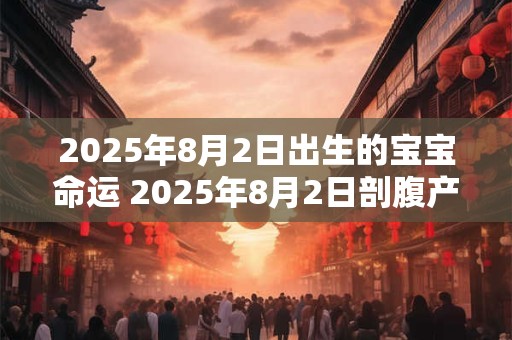 2025年8月2日出生的宝宝命运 2025年8月2日剖腹产好吗