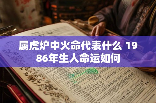 属虎炉中火命代表什么 1986年生人命运如何