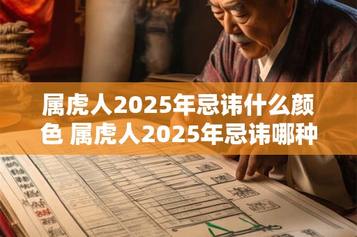 属虎人2025年忌讳什么颜色 属虎人2025年忌讳哪种颜色 属虎人2025年忌讳什么颜色 属虎人2025年忌讳哪种颜色