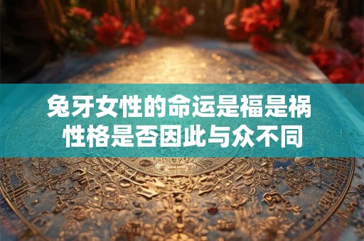 兔牙女性的命运是福是祸 性格是否因此与众不同