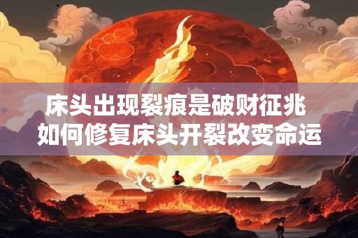 床头出现裂痕是破财征兆 如何修复床头开裂改变命运