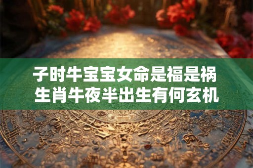 子时牛宝宝女命是福是祸 生肖牛夜半出生有何玄机