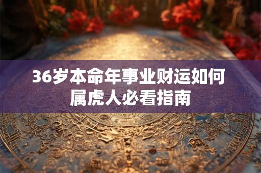 36岁本命年事业财运如何 属虎人必看指南