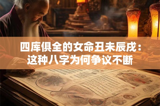 四库俱全的女命丑未辰戌：这种八字为何争议不断