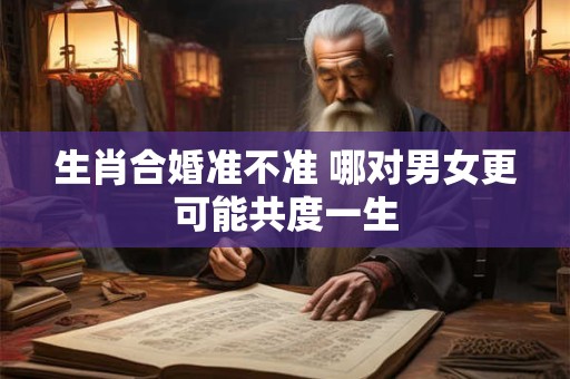 生肖合婚准不准 哪对男女更可能共度一生