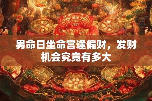 男命日坐命宫逢偏财，发财机会究竟有多大