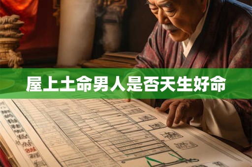 屋上土命男人是否天生好命
