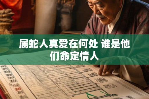 属蛇人真爱在何处 谁是他们命定情人