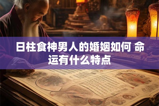 日柱食神男人的婚姻如何 命运有什么特点