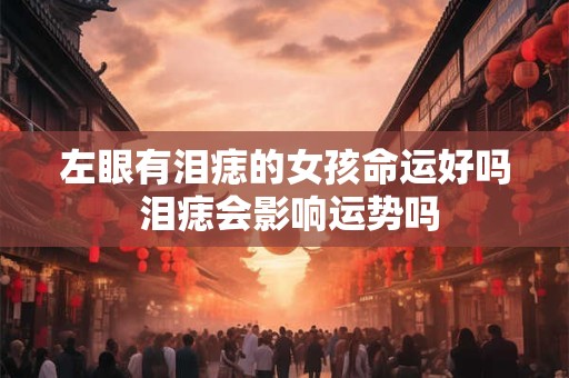 左眼有泪痣的女孩命运好吗 泪痣会影响运势吗