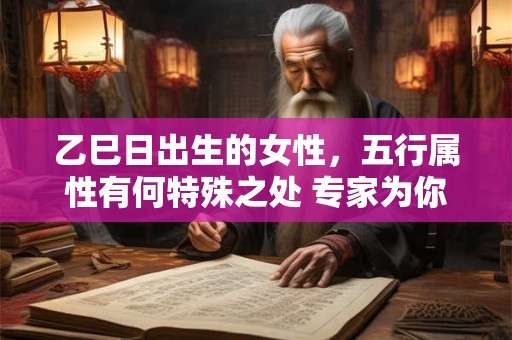 乙巳日出生的女性，五行属性有何特殊之处 专家为你解析