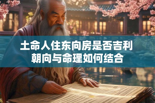 土命人住东向房是否吉利 朝向与命理如何结合