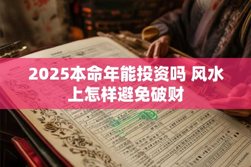 2025本命年能投资吗 风水上怎样避免破财