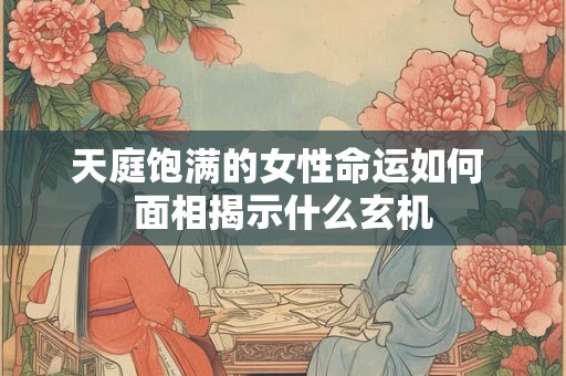 天庭饱满的女性命运如何 面相揭示什么玄机
