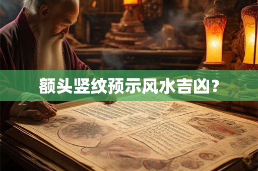 额头竖纹预示风水吉凶？