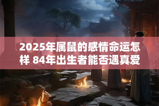 2025年属鼠的感情命运怎样 84年出生者能否遇真爱