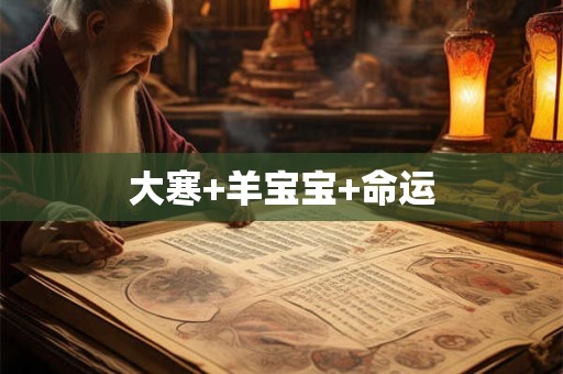 大寒+羊宝宝+命运