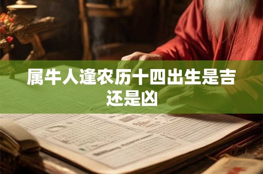 属牛人逢农历十四出生是吉还是凶