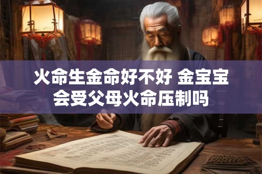 火命生金命好不好 金宝宝会受父母火命压制吗